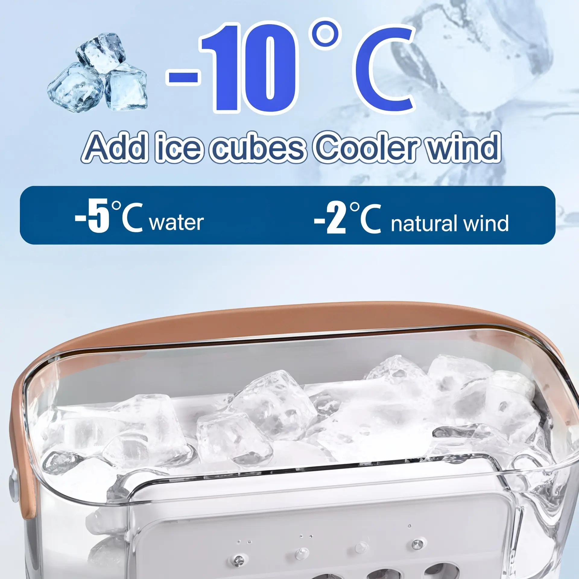 Portable Mini Air Cooler with Humidifier & LED Night Light - Image 7