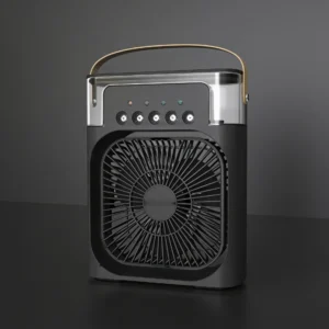 Portable Mini Air Cooler with Humidifier & LED Night Light